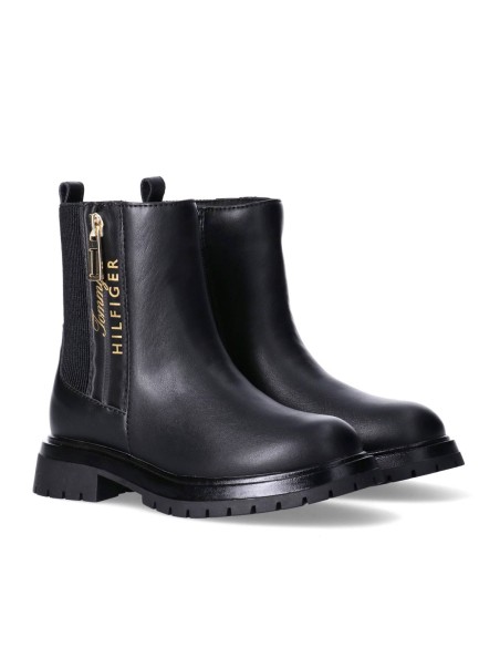 Tommy Hilfiger botines chica con cremallera interior