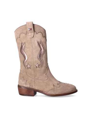 Tommy Hilfiger botas tejanas de ante para niña
