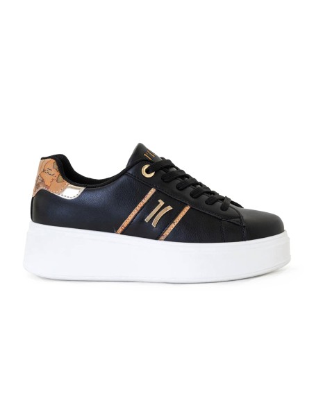 Alviero Martini baskets à plateforme femme avec détails Geo