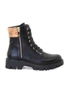 Alviero Martini bottines militaires femme en simili cuir avec Geo