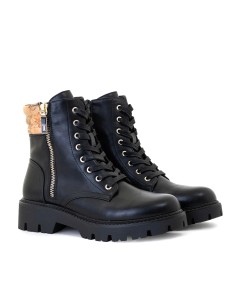 Alviero Martini women’s faux leather combat boots with Geo 2