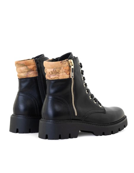 Alviero Martini botas militares mujer de piel sintética con Geo