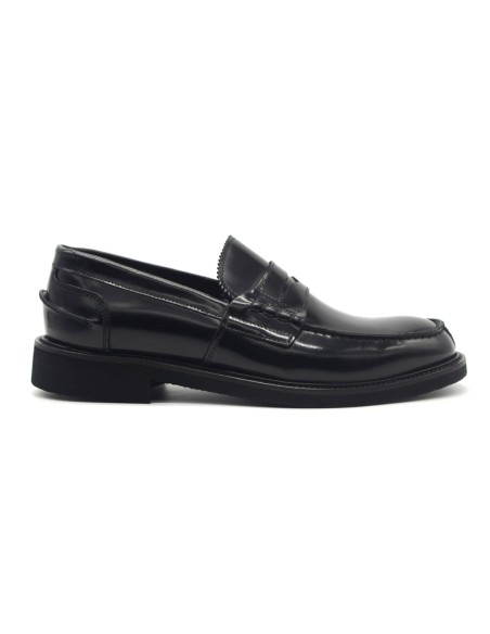 Melluso mocasines college hombre de piel pulida