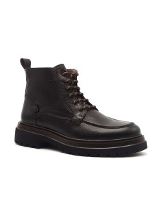 Melluso Walk bottines casual homme en cuir grainé 2