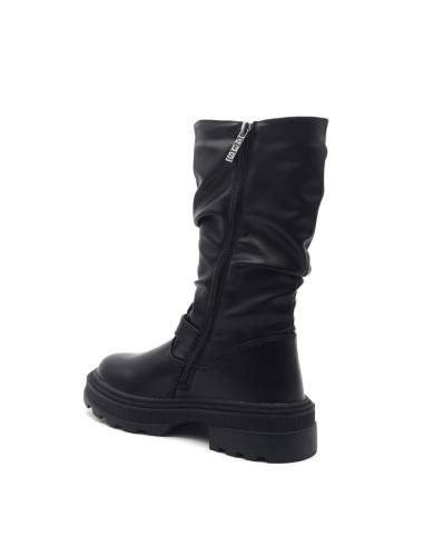 4US By Paciotti ruched faux leather boot for girls