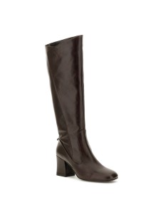 Cafè Noir Damenstiefel aus Leder mit Blockabsatz 2