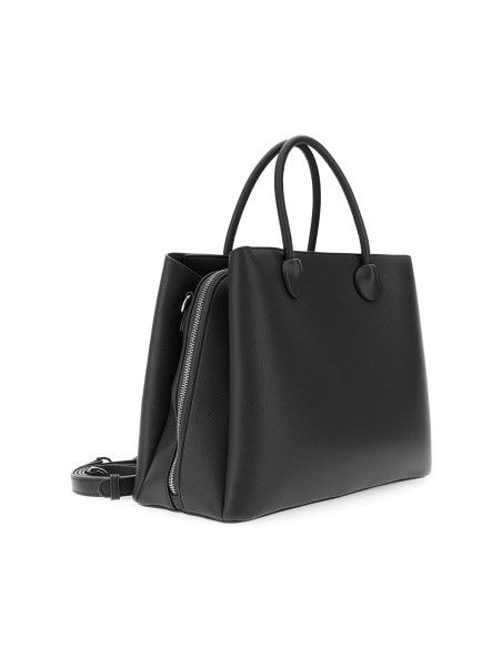 Cafè Noir Damen-Tote in Saffiano-Optik