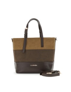 Cafè Noir women’s suede-effect bucket bag