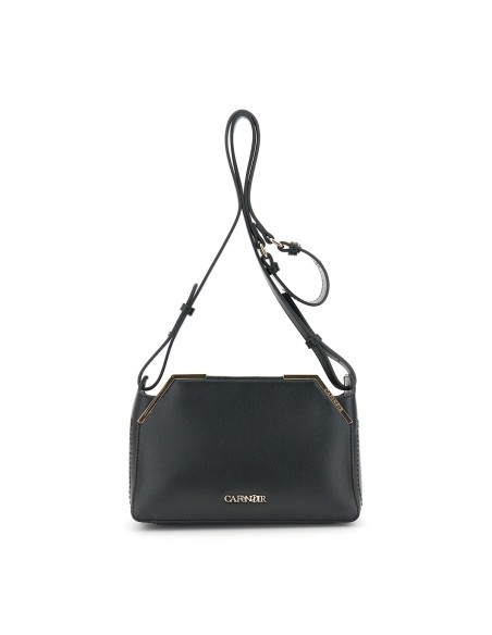 Cafè Noir sac à bandoulière femme avec coins en métal