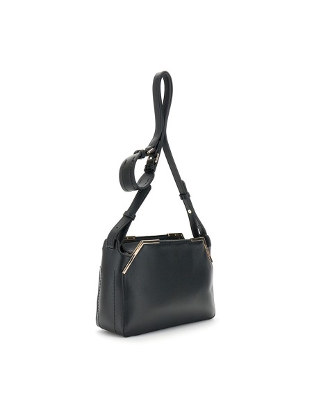 Cafè Noir sac à bandoulière femme avec coins en métal
