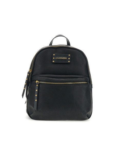 Cafè Noir petit sac à dos femme effet vintage avec poche avant