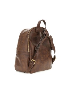 Cafè Noir kleiner Damenrucksack in Vintage-Optik mit Fronttasche 2