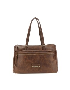 Cafè Noir sac cabas femme effet vintage avec poche avant