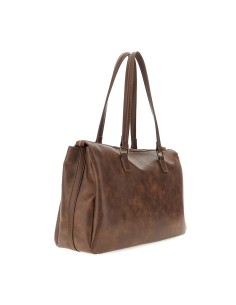 Cafè Noir bolso shopper de mujer efecto vintage con bolsillo frontal 2