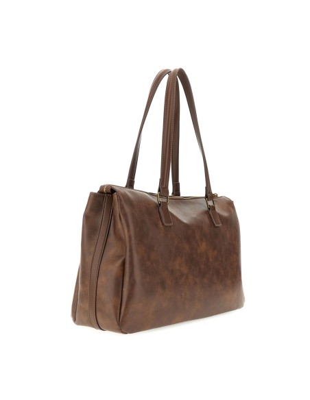 Cafè Noir sac cabas femme effet vintage avec poche avant