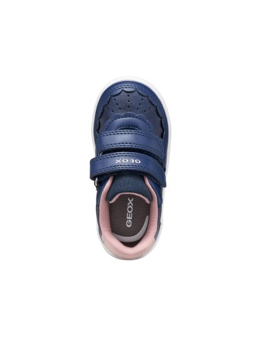Geox B Eclyper Girl Sneaker für kleine Mädchen mit Perlmuttdetails