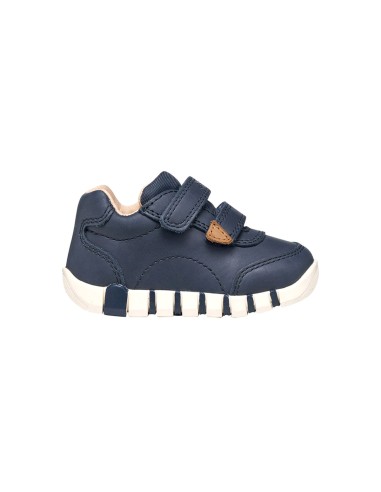 Geox B Iupidoo Boy sneaker primo passo in pelle cerata