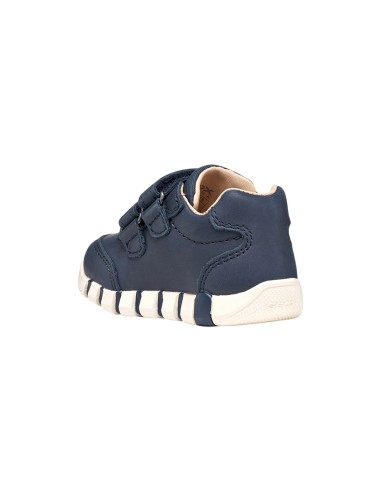 Geox B Iupidoo Boy zapatilla primeros pasos de piel encerada