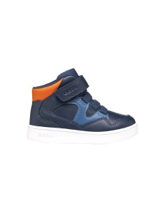 Geox B Eclyper Boy sneaker alta da bambino in ecopelle