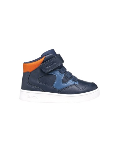 Geox B Eclyper Boy sneaker alta da bambino in ecopelle