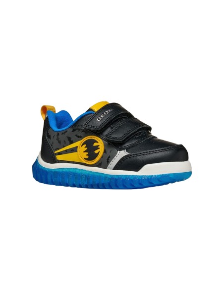 Geox B Lightyloo Boy Sneaker für kleine Jungen mit Licht und Batman