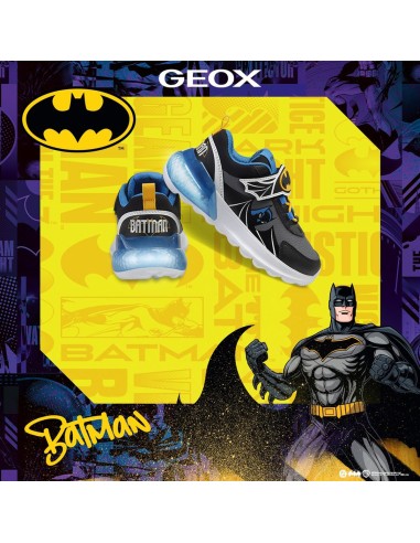 Geox J Activart Illuminus Boy zapatilla para niño con luces Batman