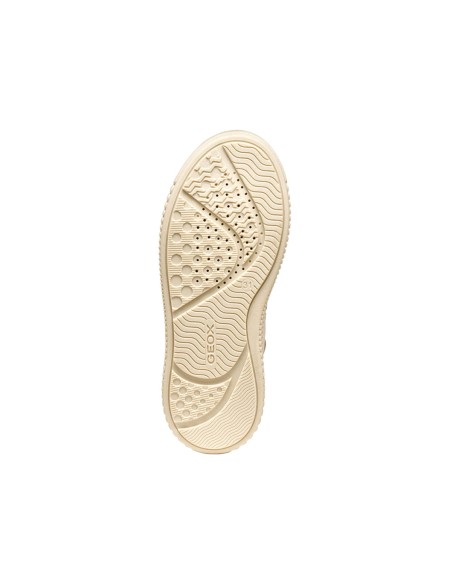 Geox J Laquinny Girl sneaker montante fille en simili cuir matelassé