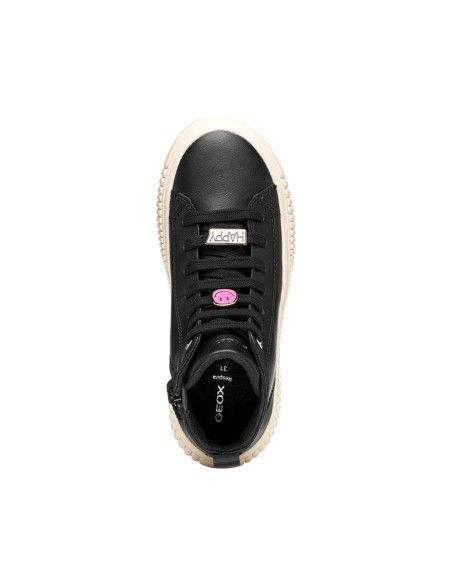 Geox J Laquinny Girl hoher Sneaker für Mädchen