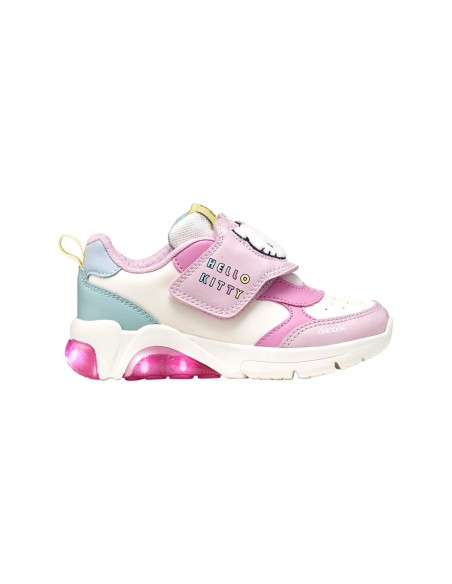 Geox J Fadinlight Girl zapatilla para niña con luces Hello Kitty