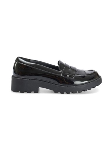 Geox J Casey Girl mocassino bambina in vernice con nappine