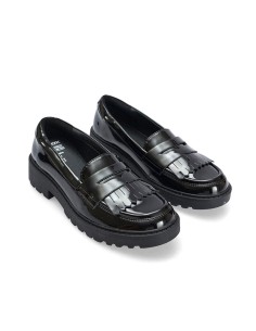 Geox J Casey Girl mocasín de charol para niña con borlas 2