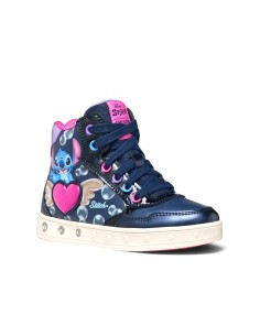 Geox J Skylin Girl sneaker for girls with lights and Stitch 2