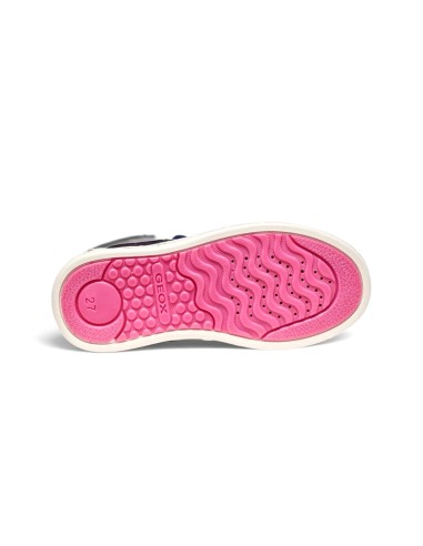 Geox J Skylin Girl Sneaker für Mädchen mit Lichtern und Stitch