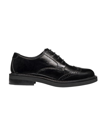 Geox D Serilda stringata donna in naplack con dettagli brogue