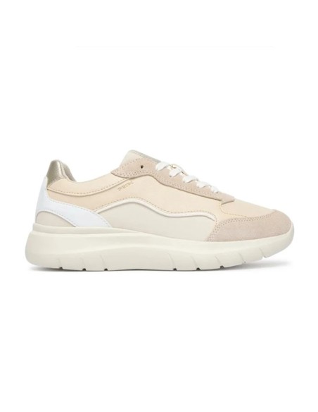 Geox D Plummery women’s suede lace-up sneaker