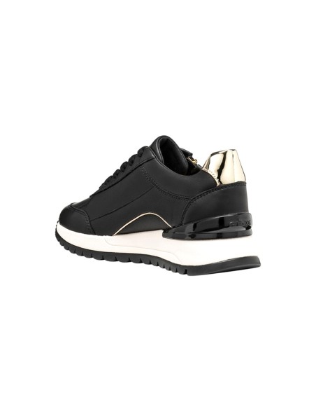 Geox D Desya sneaker femme en nappa à talon compensé