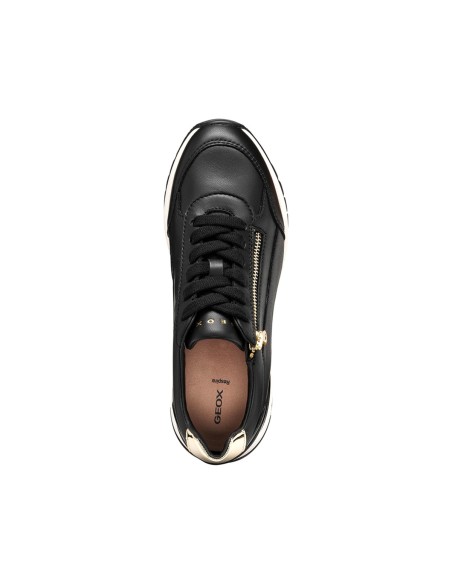 Geox D Desya women’s nappa leather wedge sneaker