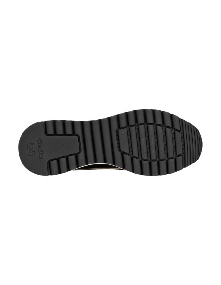 Geox D Desya sneaker femme en nappa à talon compensé