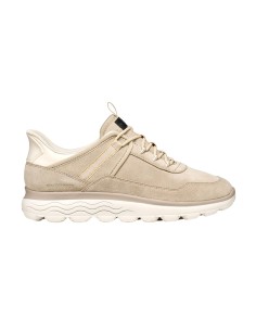 Geox D Spherica Plus Wpf Damen-Sneaker aus wasserdichtem Veloursleder