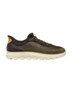 Geox U Spherica Plus men’s nappa leather and suede sneaker