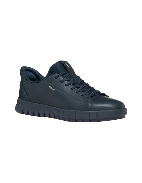 Geox U Flextride Plus sneaker homme en cuir avec Fast-in System