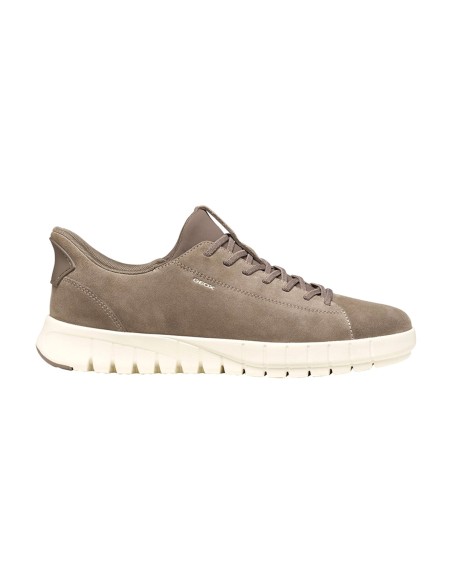 Geox U Flextride Plus men’s suede sneaker with Fast-in System