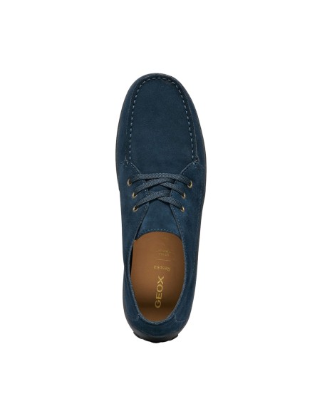 Geox U Spherica Ec14 Herren-Freizeitschuh aus Veloursleder