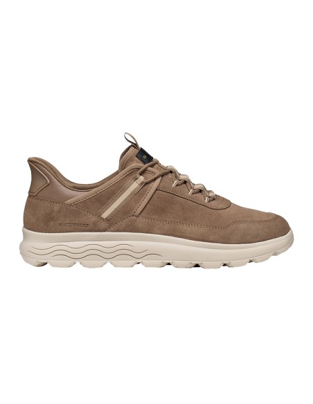 Geox U Spherica Plus Wpf sneaker homme en daim imperméable