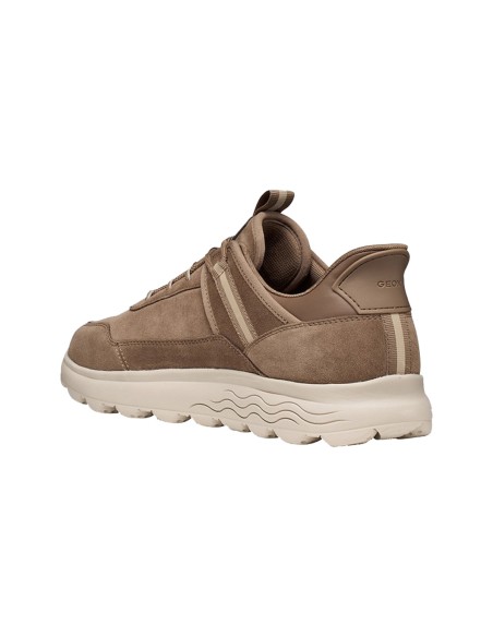 Geox U Spherica Plus Wpf sneaker homme en daim imperméable