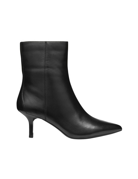 Geox D Kleopy Damenstiefelette aus Nappaleder mit 7 cm Absatz