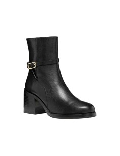 Geox D Sobima botín de mujer en piel con tacón de 6 cm 2