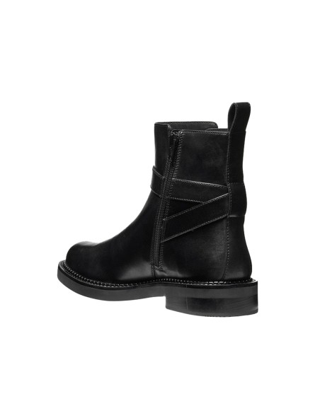 Geox D Serilda women’s leather ankle boot with buckle