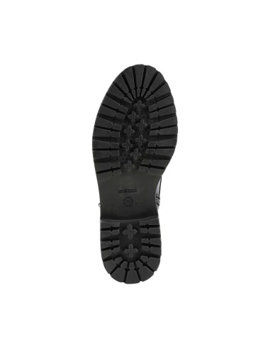 Geox D Iridea bota militar de mujer en piel con dos cremalleras