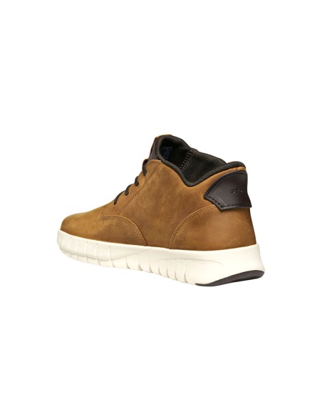 Geox U Flextride Plus men’s leather boot with Fast-in System